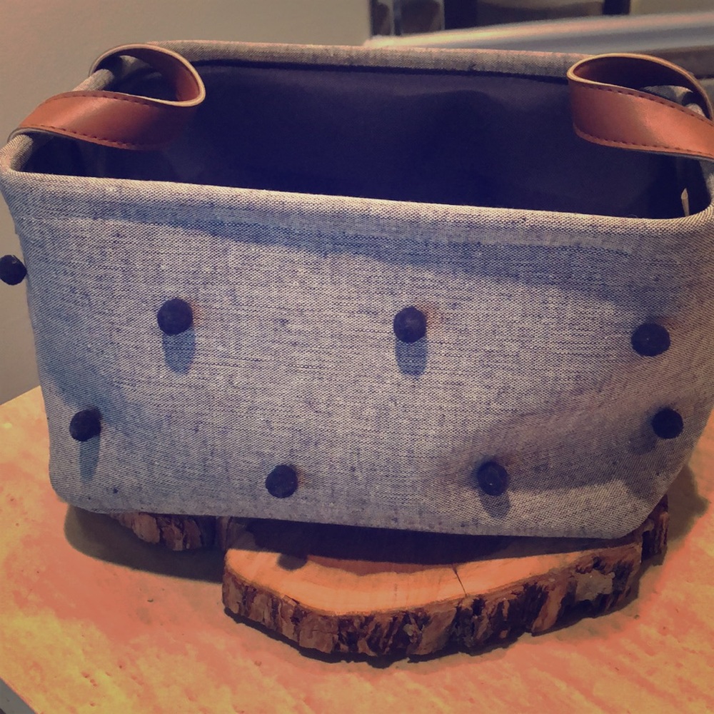 Navy Canvas Tote